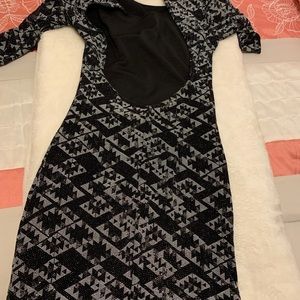 Black mini dress, great condition